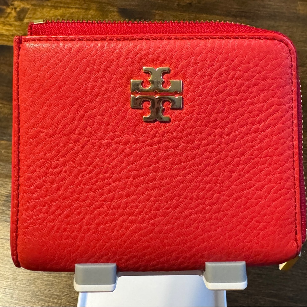 Tory Burch Red Leather Wallet